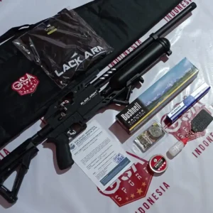 Senapan PCP Predator Bocap 500cc Full CNC Black Army Phantom