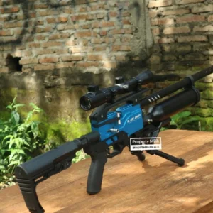 PCP Predator Black Army Phantom Full CNC Bocap 500cc Chamber Biru