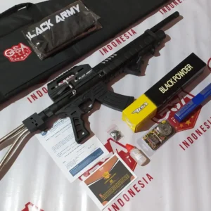 PCP Predator Black Army Mini OD 38 Full CNC
