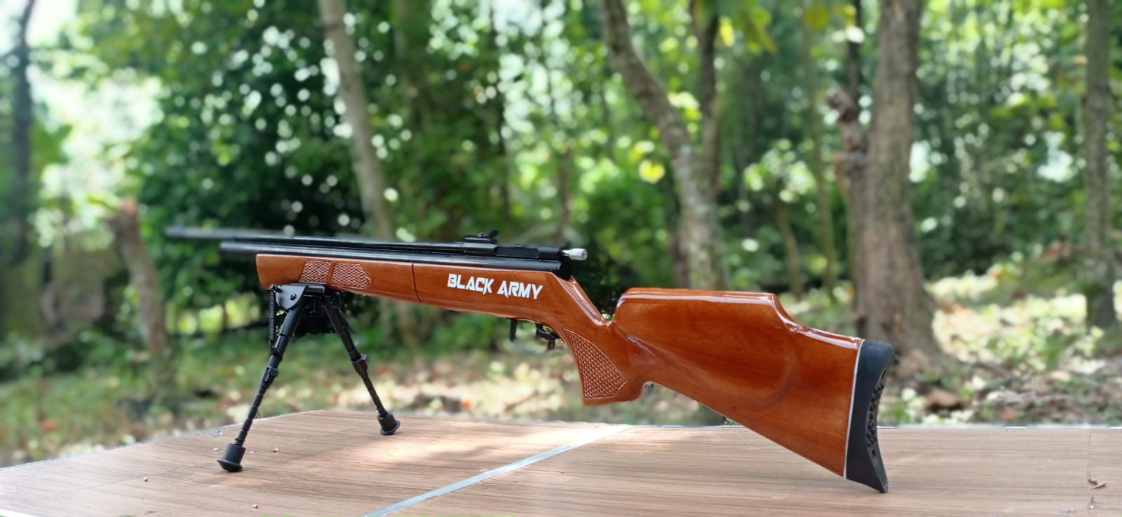 Senapan Sharp Black Army Long Barrel 25/60